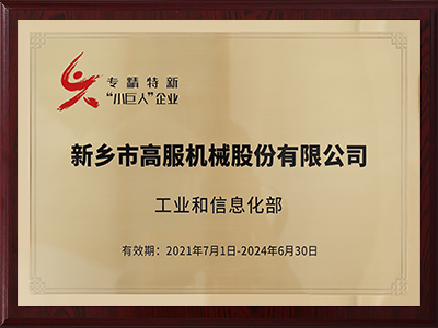 专精特新小巨人